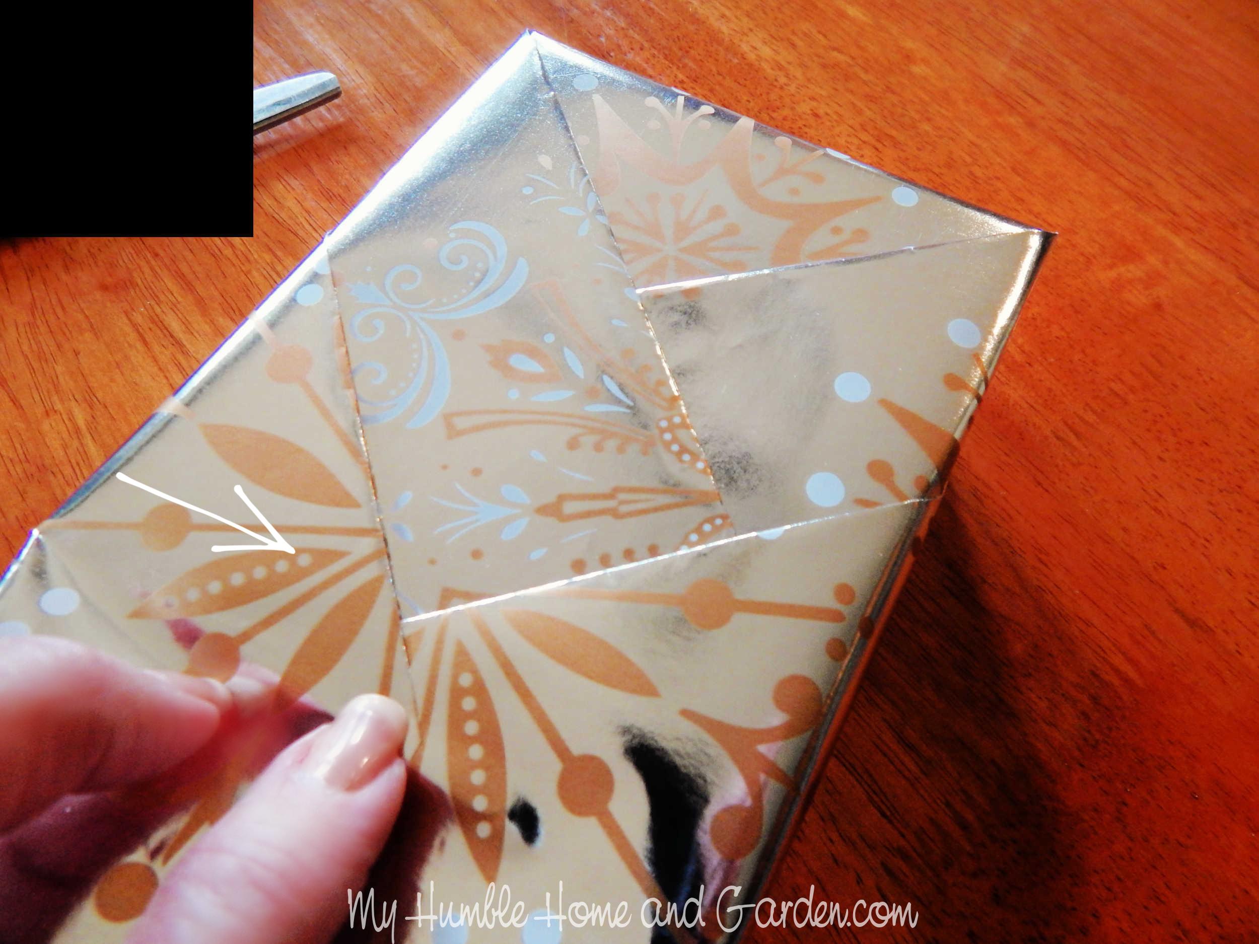 Kimono Gift Wrapping With Washi Tape (*for shallow, rectangular boxes)