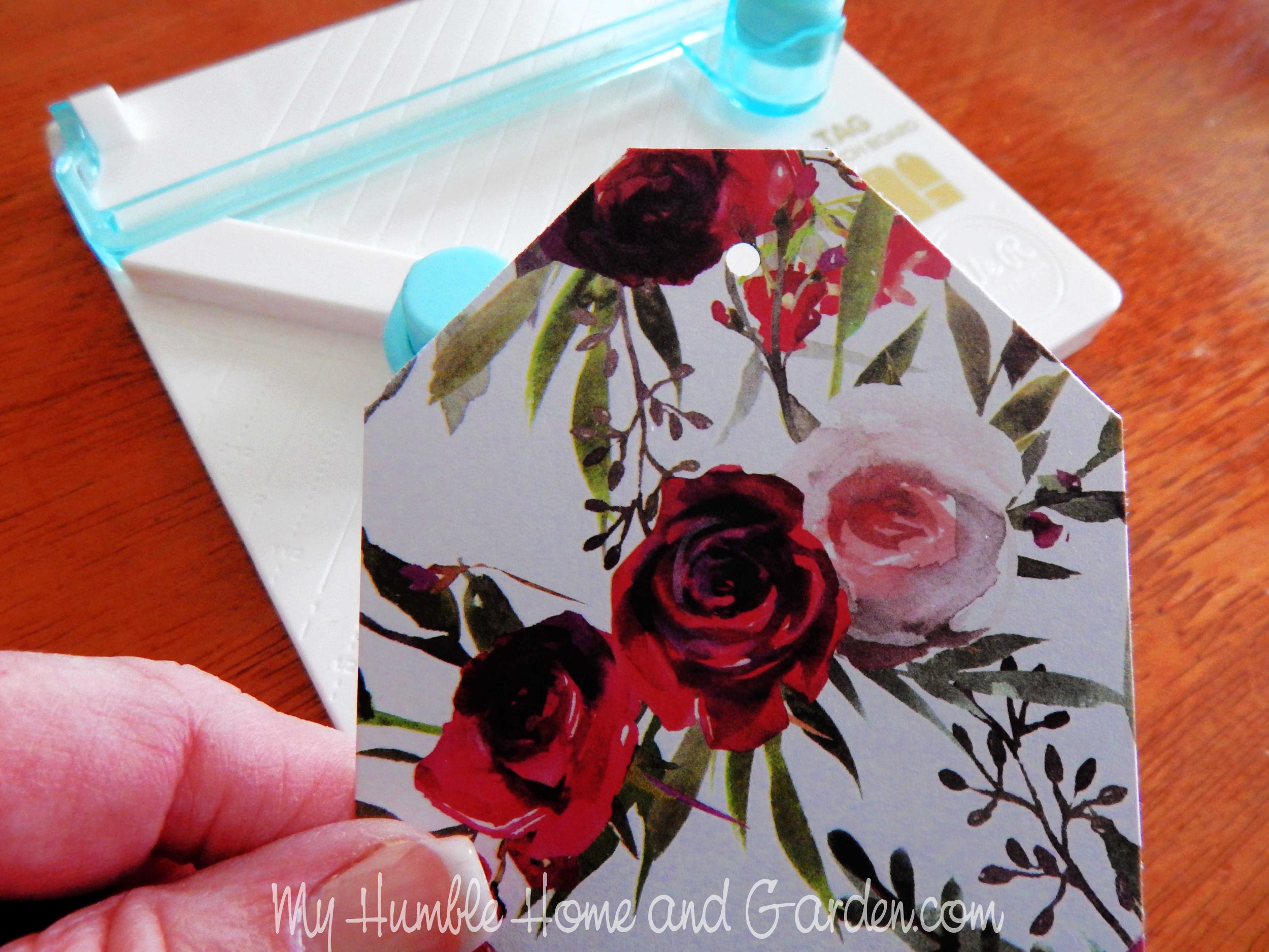 How To Make Gift Tags Easily With A Punch Board - My Humble Home and Garden