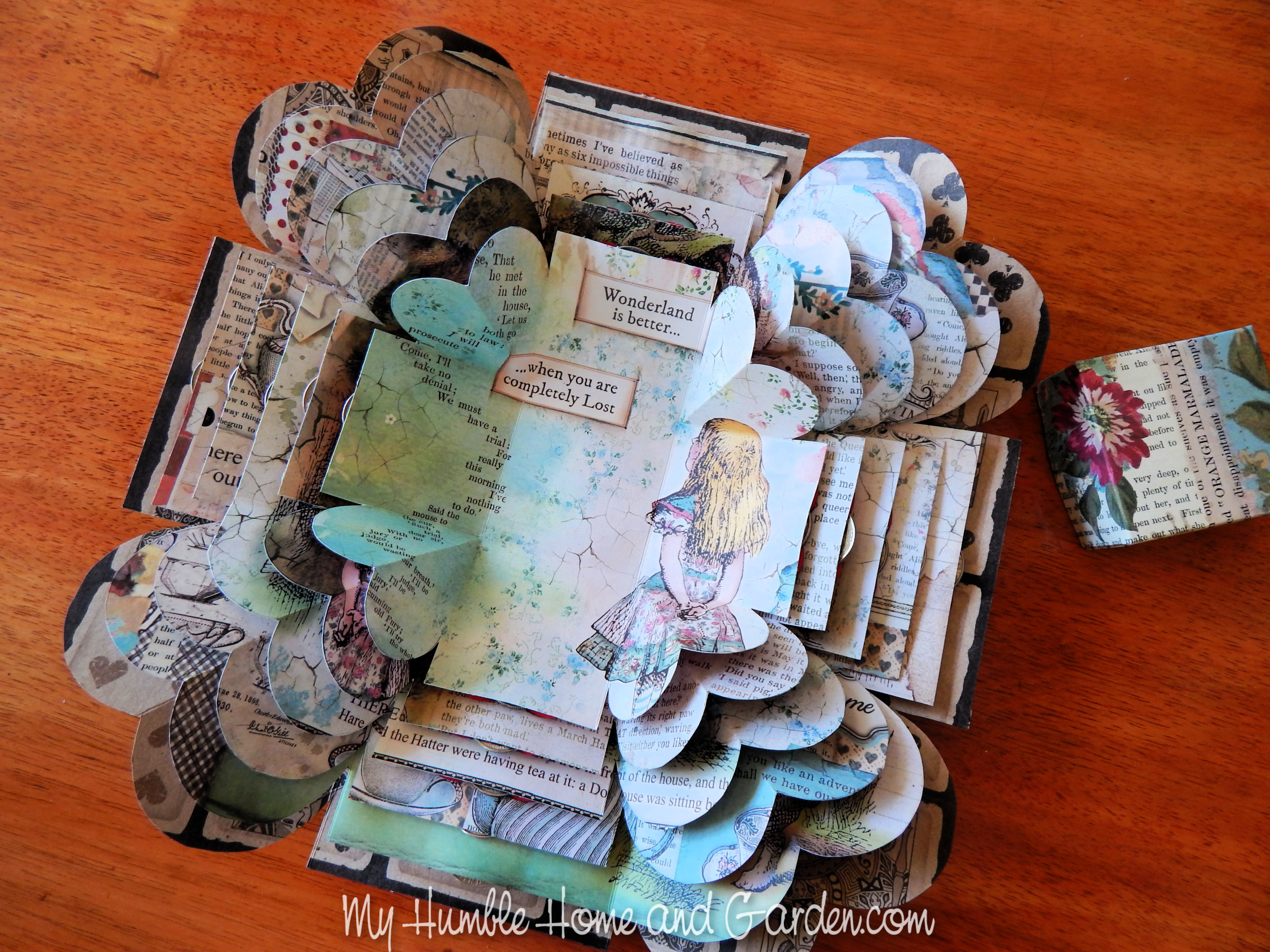 How To Make An Alice In Wonderland Exploding Gift Box - My Humble Home and  Garden