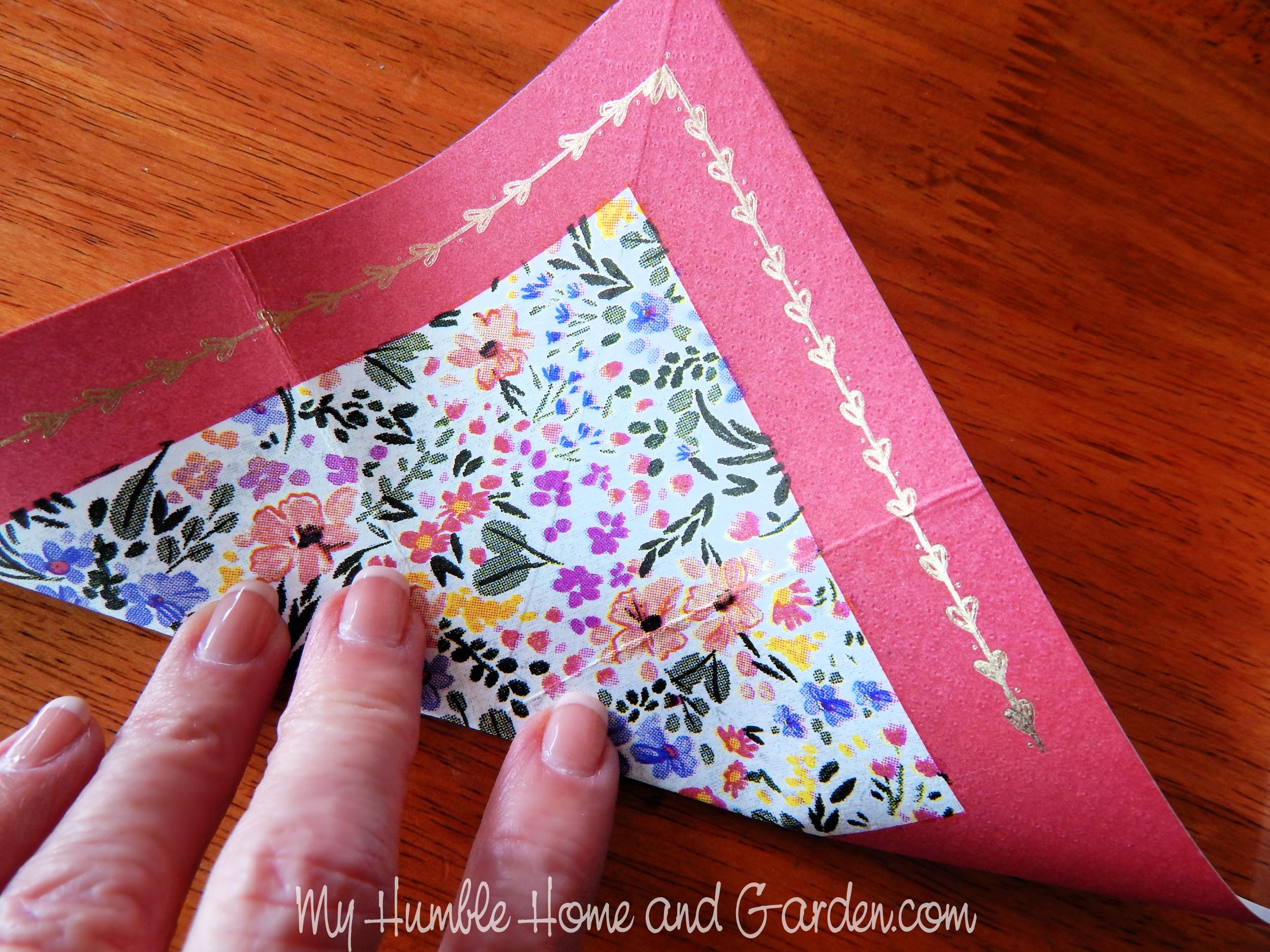 Easy Paper Napkin Transfer That Will Blow Your Mind! - My Humble Home and  Garden