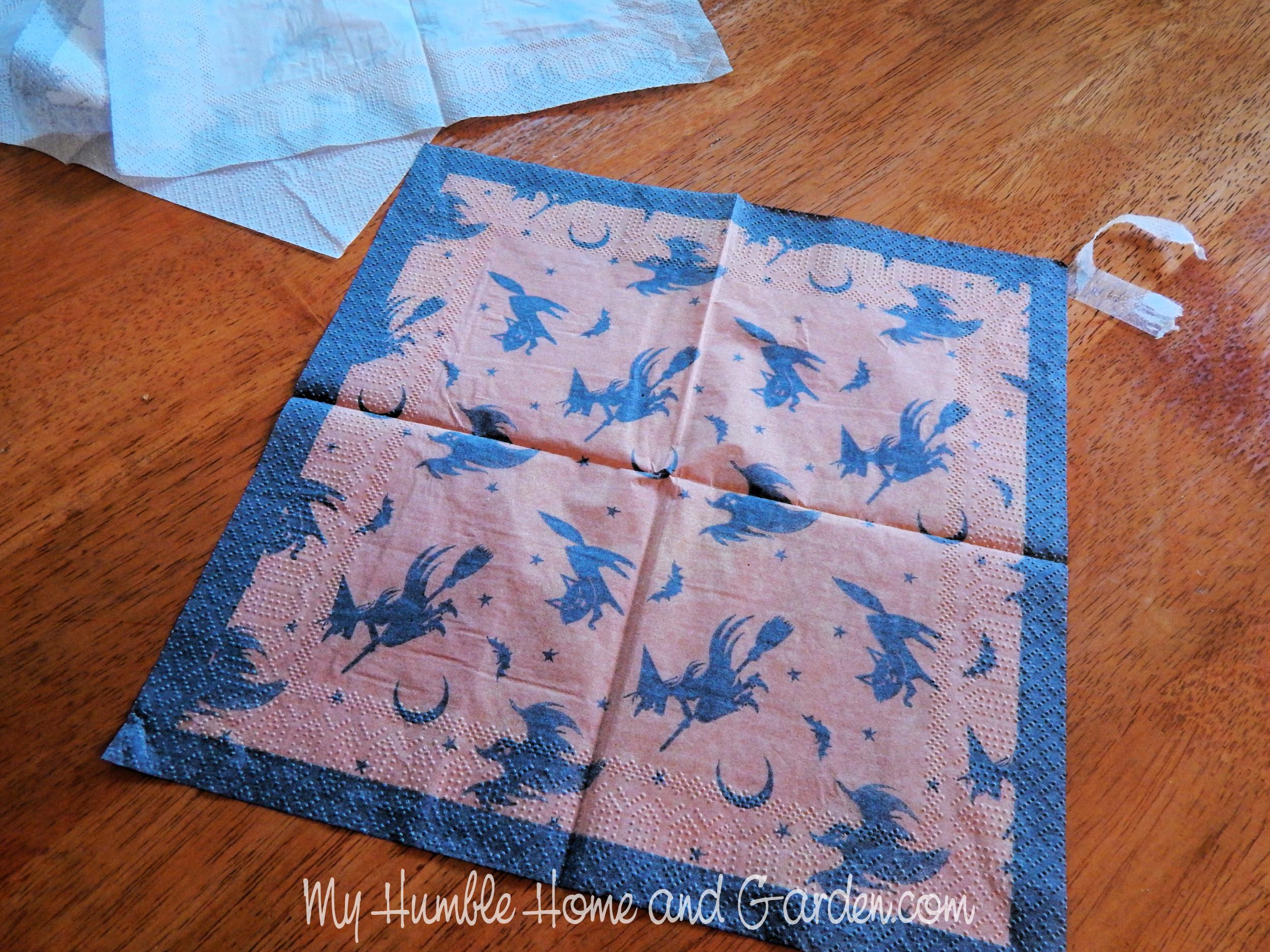 Easy Paper Napkin Transfer That Will Blow Your Mind! - My Humble Home and  Garden