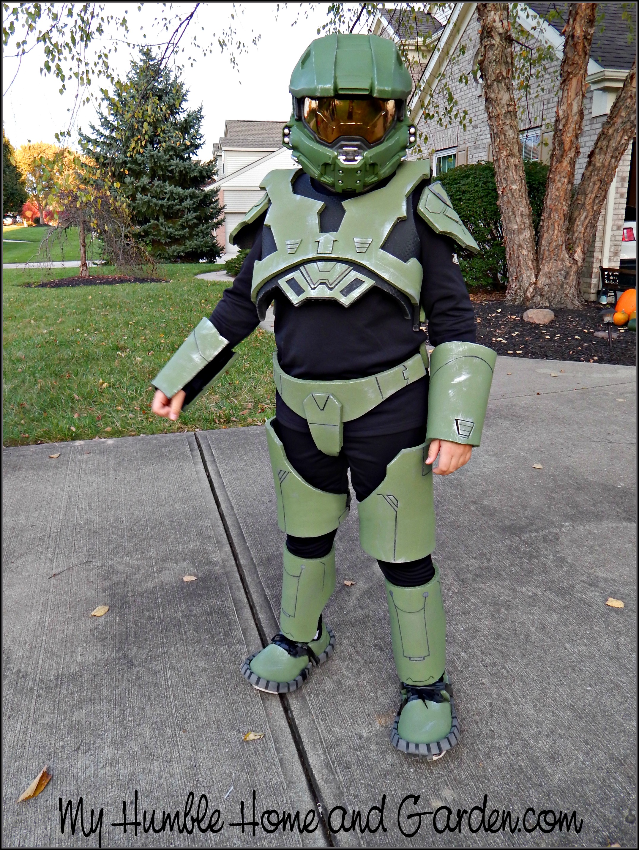 How To Make A Halo Master Chief Costume Part 3 My Humble Home And