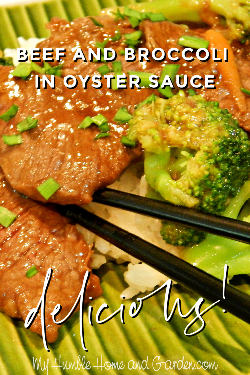 Beef and Broccoli in Oyster Sauce Stir-Fry - My Humble Home and Garden