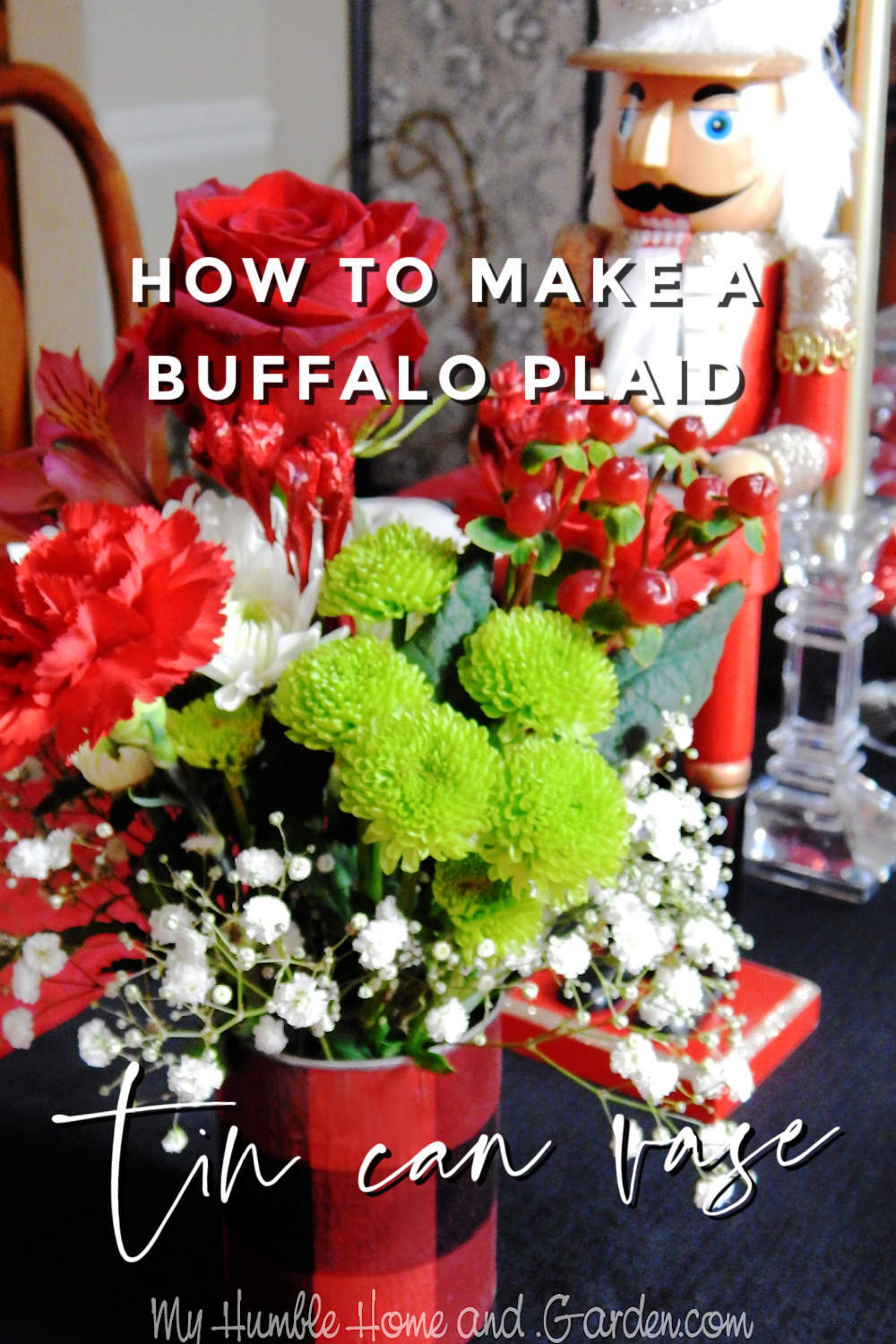 How To Make Cheap Buffalo Plaid Vases For Decoration My Humble Home And Garden