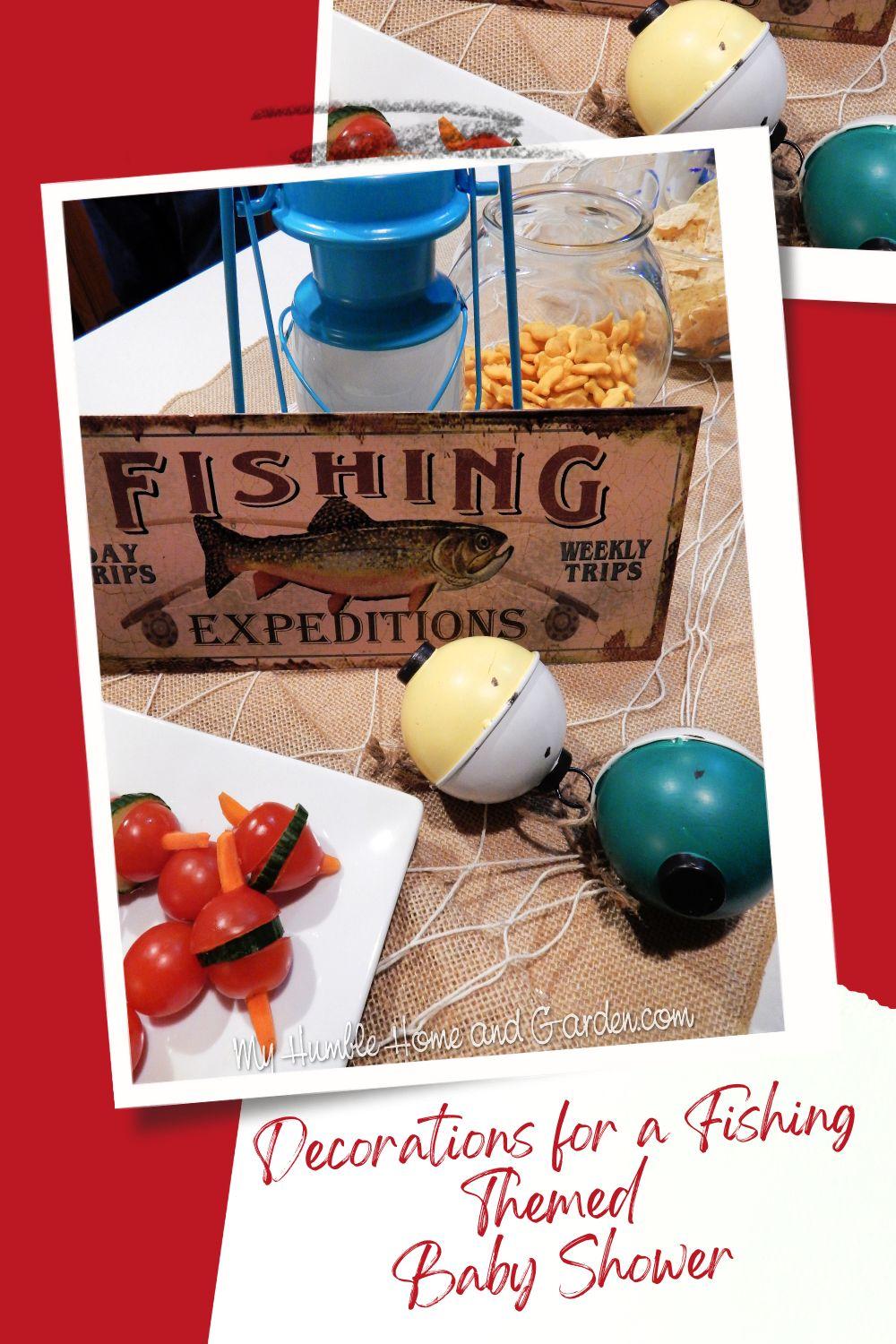 How to Decorations for a Fishing Themed Party - My Humble Home and